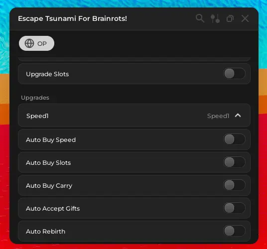 Escape Tsunami For Brainrots Script Dupe - No Key